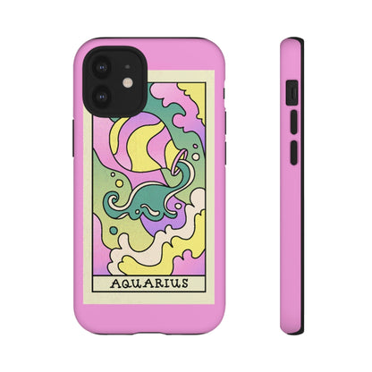 Phone Case-AQUARIUS | Tough-iPhone 12 Mini-Matte-PhoneCaseBoss-Phone-Best-Phone-Cases