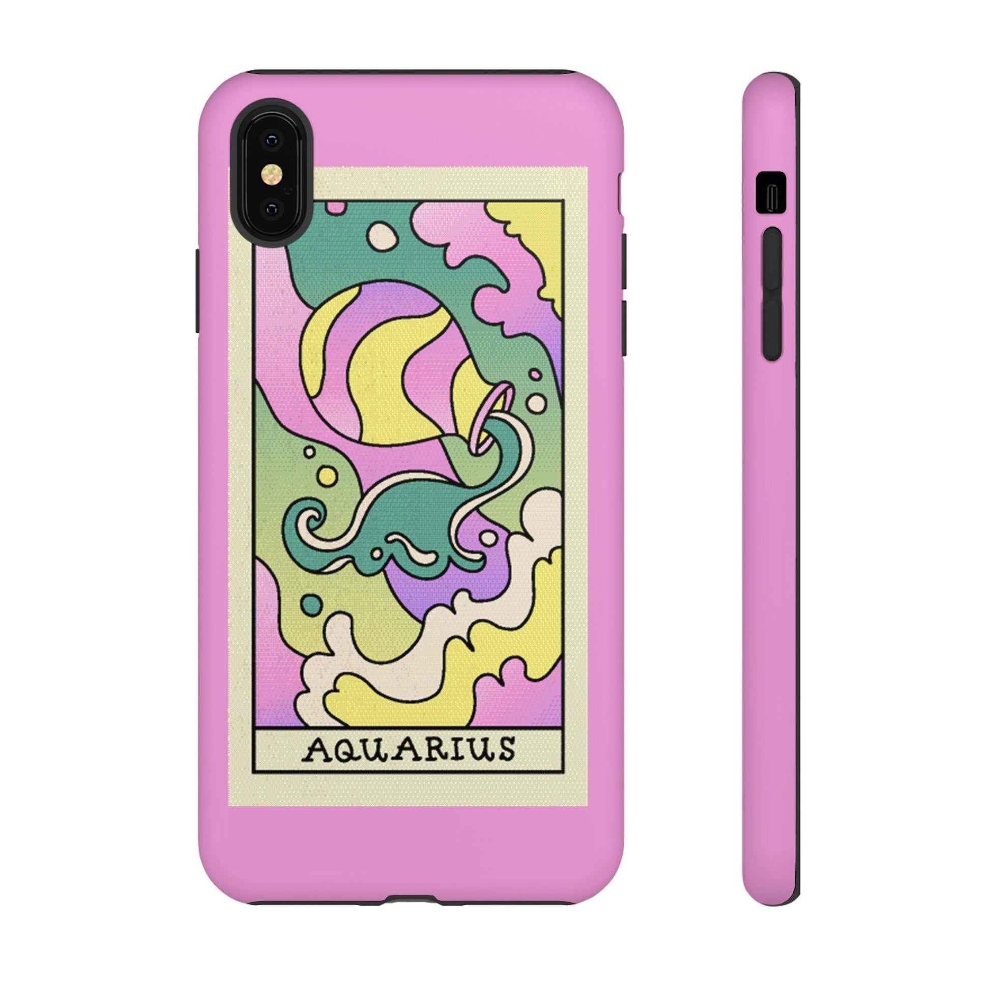 Phone Case-AQUARIUS | Tough-iPhone XS MAX-Matte-PhoneCaseBoss-Phone-Best-Phone-Cases