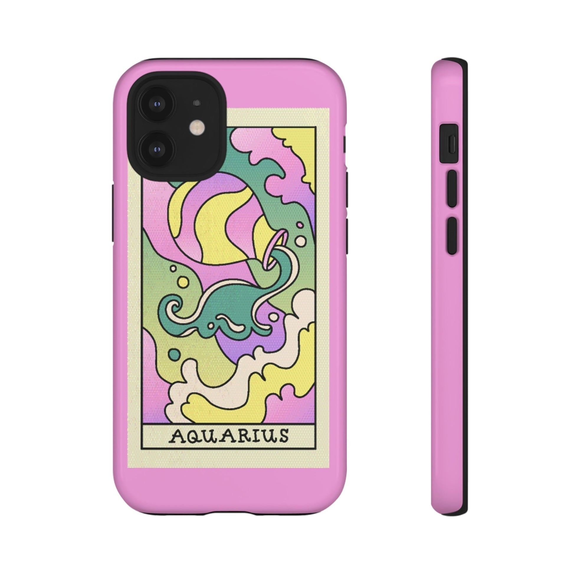 Phone Case-AQUARIUS | Tough-iPhone 12 Mini-Glossy-PhoneCaseBoss-Phone-Best-Phone-Cases