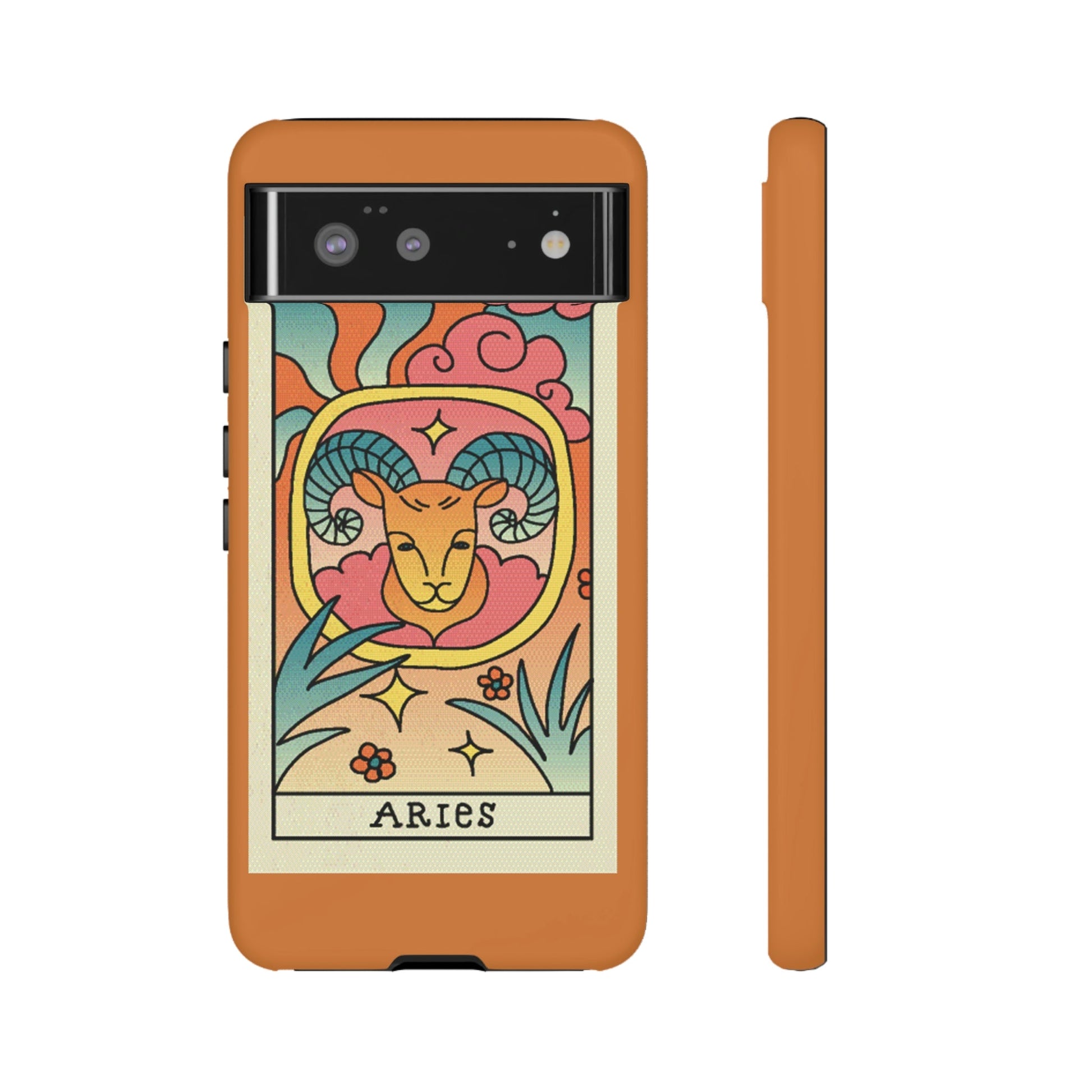 Phone Case-ARIES | Tough-Google Pixel 6-Matte-PhoneCaseBoss-Phone-Best-Phone-Cases