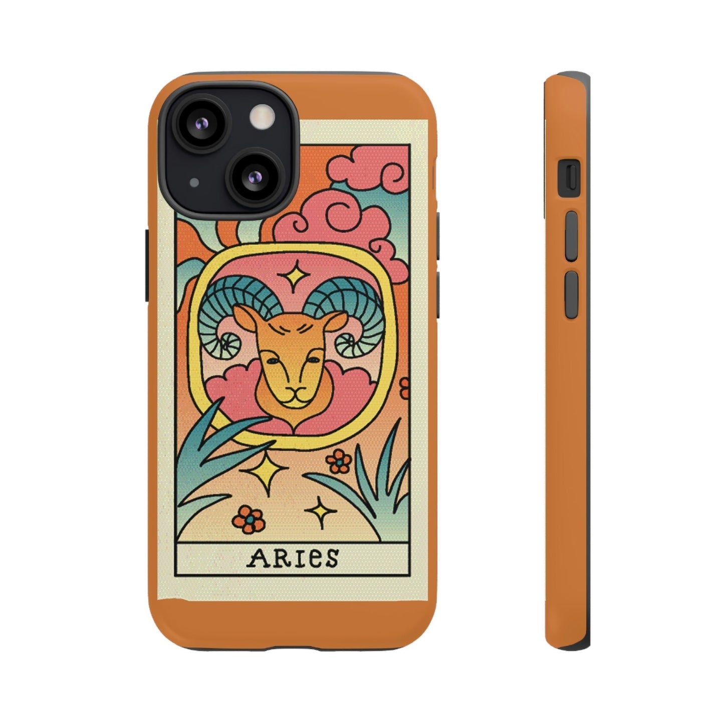 Phone Case-ARIES | Tough-iPhone 13 Mini-Matte-PhoneCaseBoss-Phone-Best-Phone-Cases