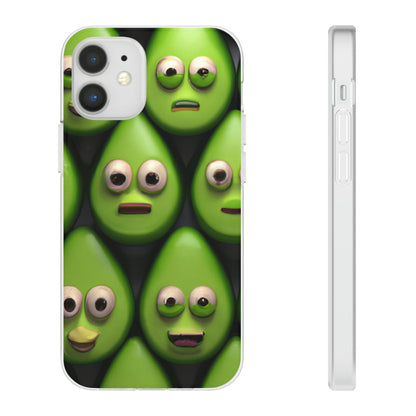 Phone Case-AVOCADO PARTY | Flex-iPhone 12 Mini with gift packaging-PhoneCaseBoss-Phone-Best-Phone-Cases