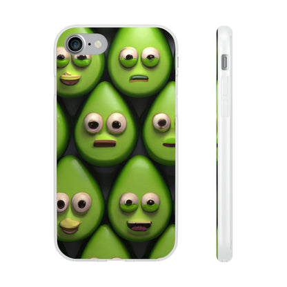 Phone Case-AVOCADO PARTY | Flex-iPhone 7-PhoneCaseBoss-Phone-Best-Phone-Cases