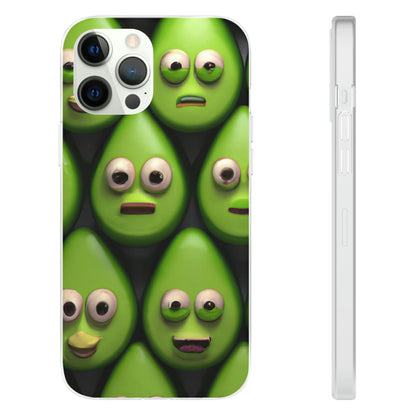 Phone Case-AVOCADO PARTY | Flex-iPhone 12 Pro Max-PhoneCaseBoss-Phone-Best-Phone-Cases