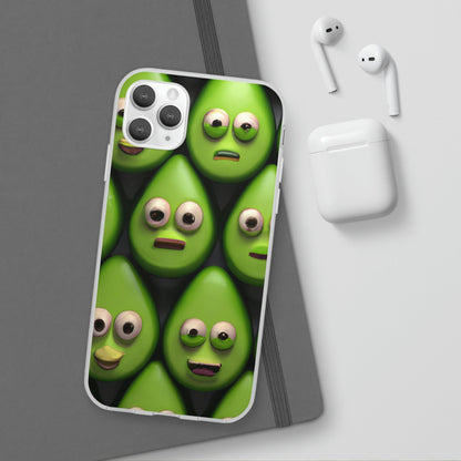 Phone Case-AVOCADO PARTY | Flex-PhoneCaseBoss-Phone-Best-Phone-Cases