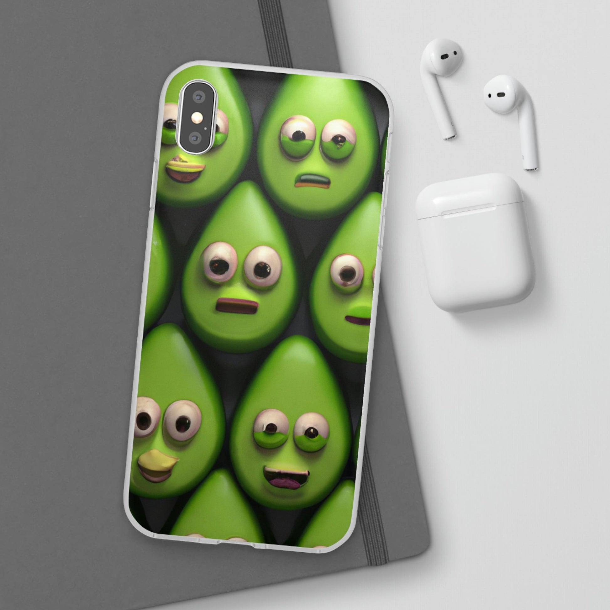 Phone Case-AVOCADO PARTY | Flex-PhoneCaseBoss-Phone-Best-Phone-Cases