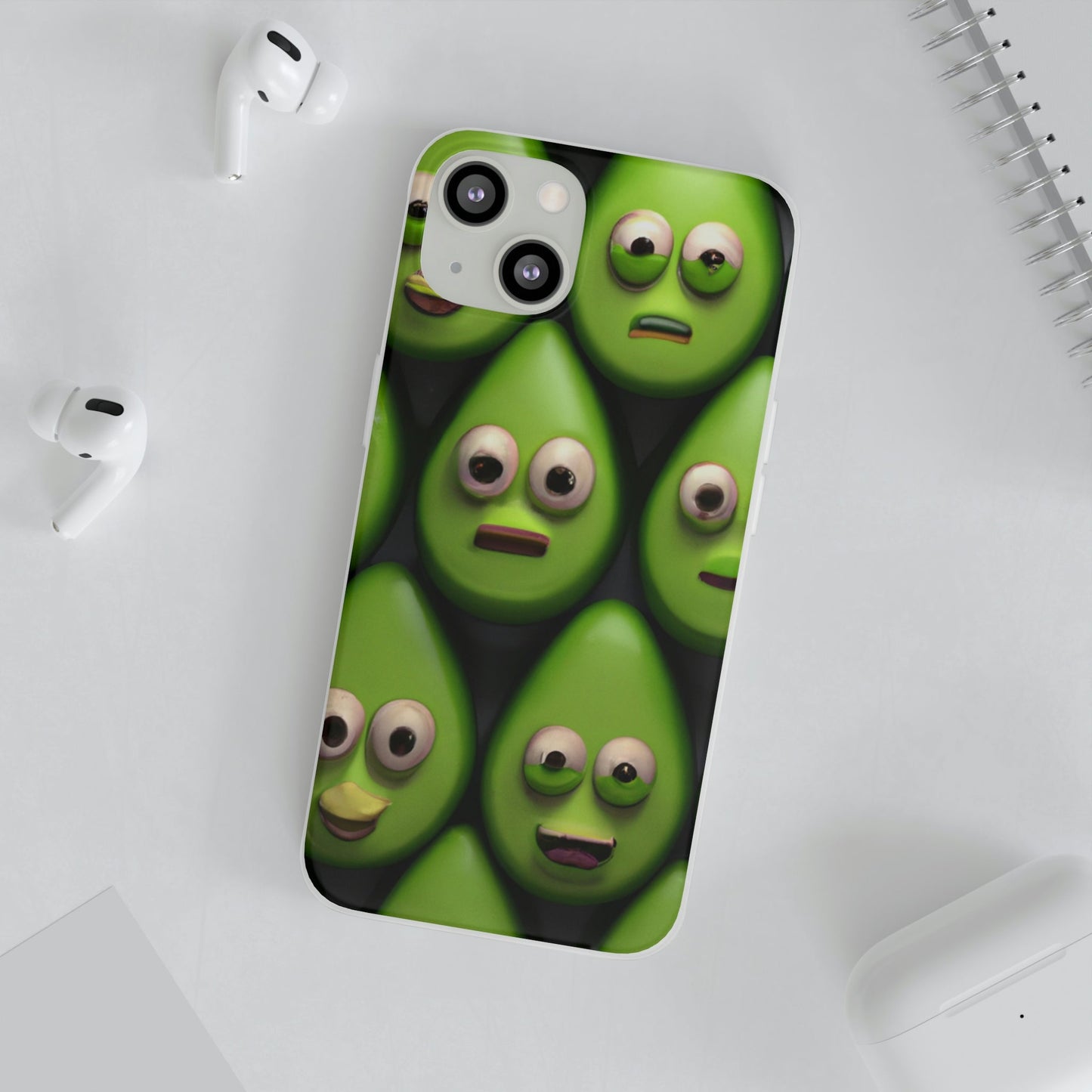 Phone Case-AVOCADO PARTY | Flex-PhoneCaseBoss-Phone-Best-Phone-Cases