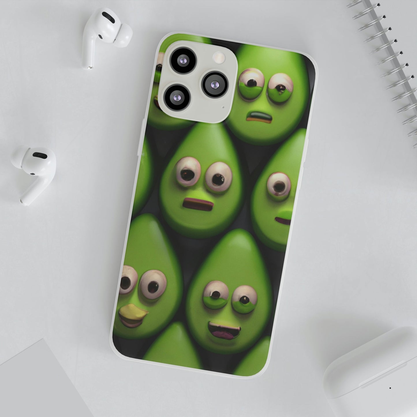 Phone Case-AVOCADO PARTY | Flex-PhoneCaseBoss-Phone-Best-Phone-Cases