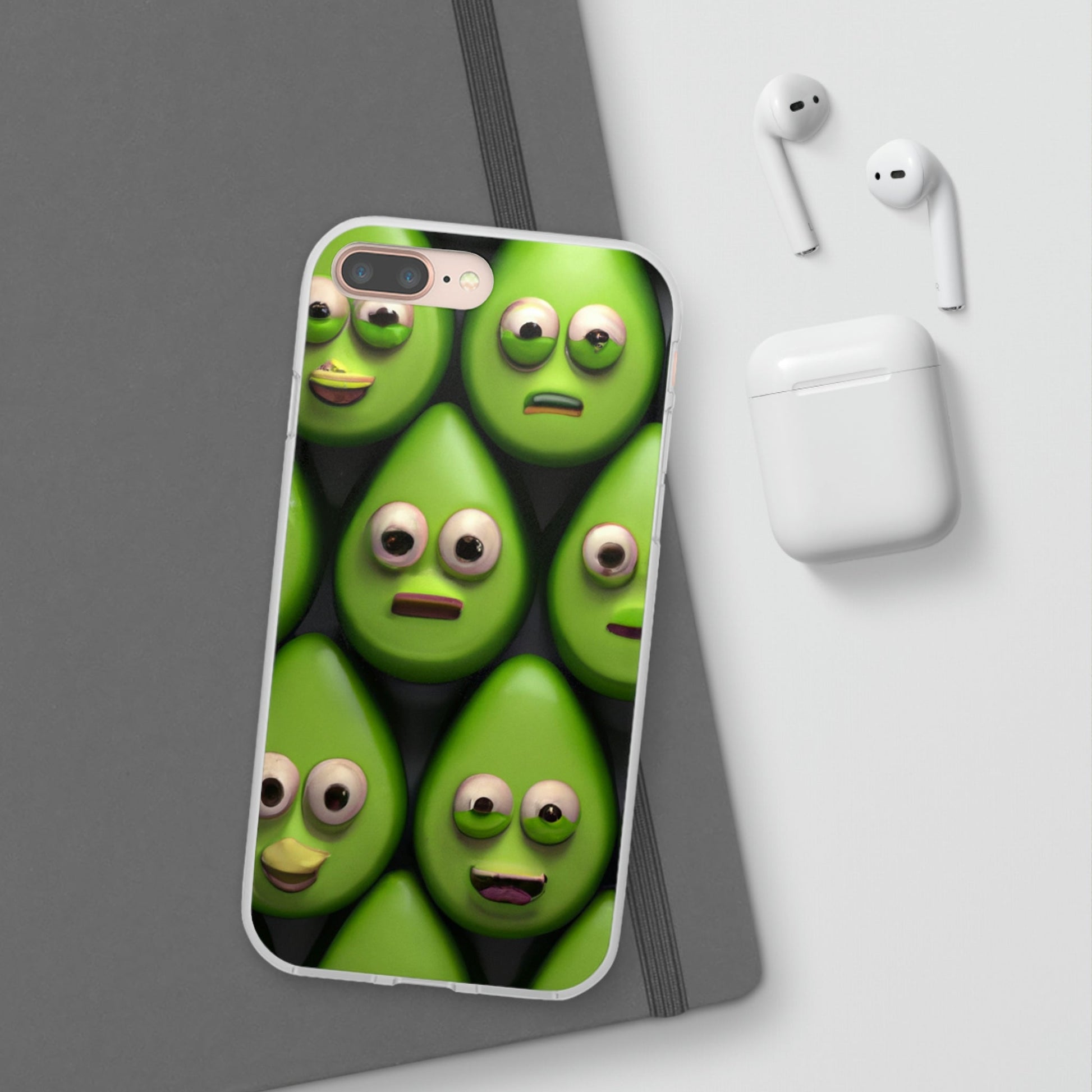 Phone Case-AVOCADO PARTY | Flex-PhoneCaseBoss-Phone-Best-Phone-Cases