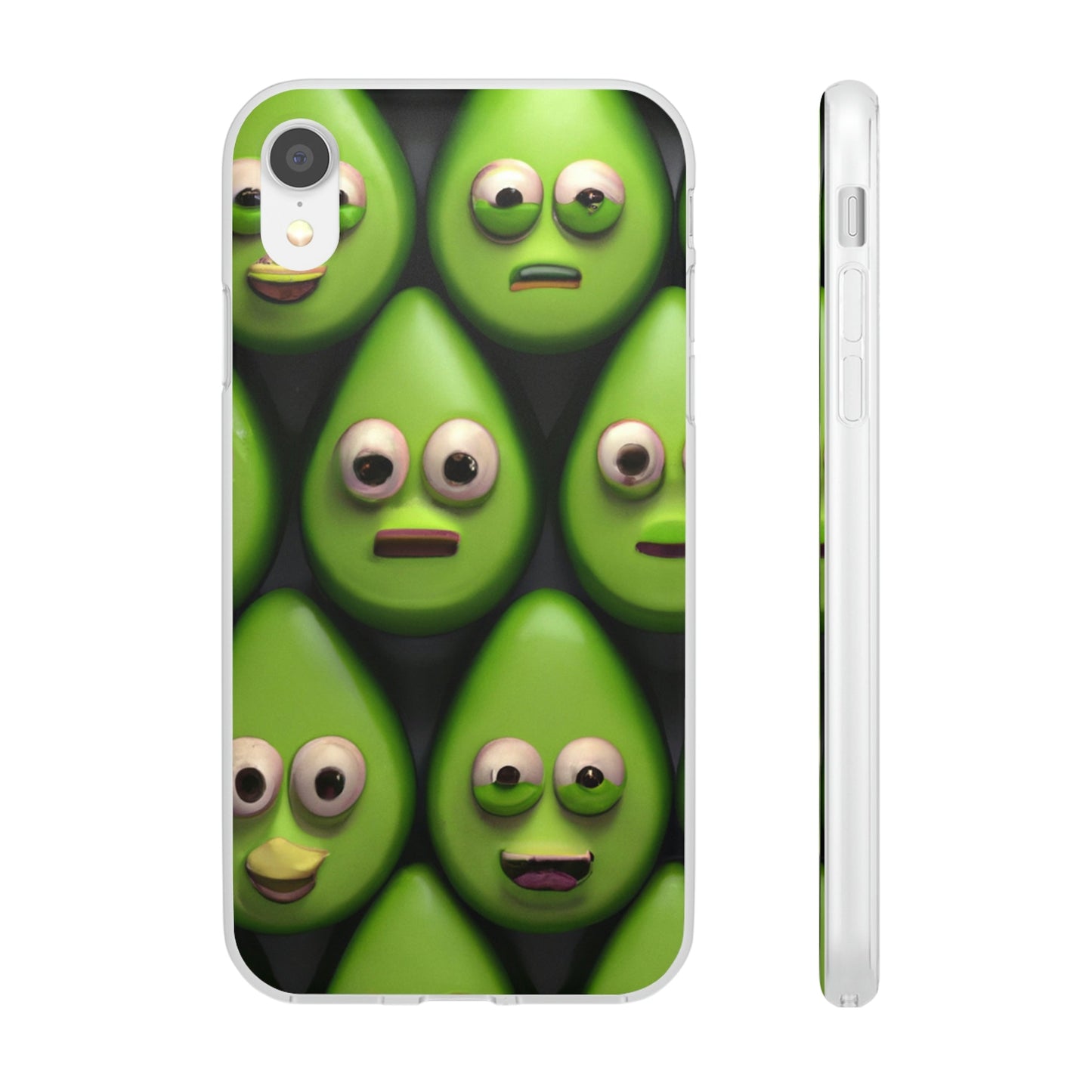 Phone Case-AVOCADO PARTY | Flex-iPhone XR-PhoneCaseBoss-Phone-Best-Phone-Cases