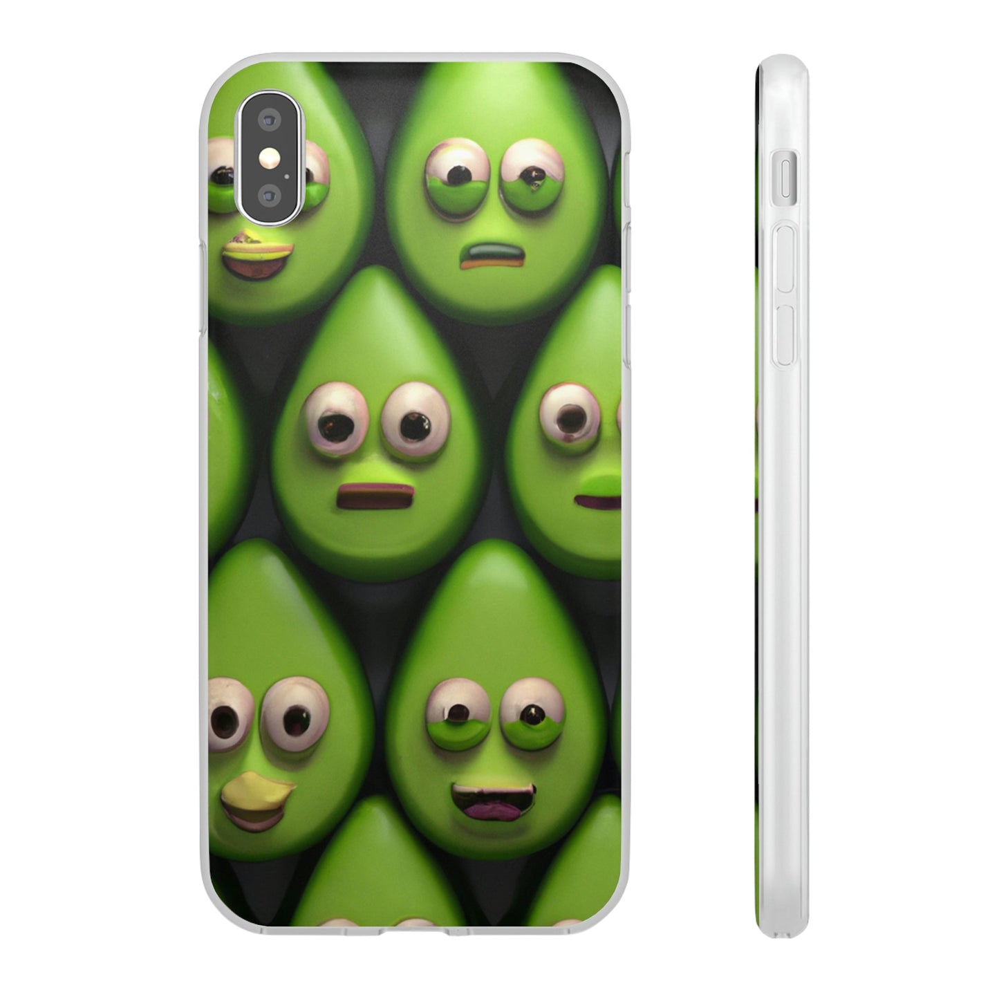 Phone Case-AVOCADO PARTY | Flex-iPhone XS MAX-PhoneCaseBoss-Phone-Best-Phone-Cases