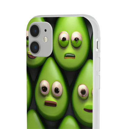 Phone Case-AVOCADO PARTY | Flex-PhoneCaseBoss-Phone-Best-Phone-Cases