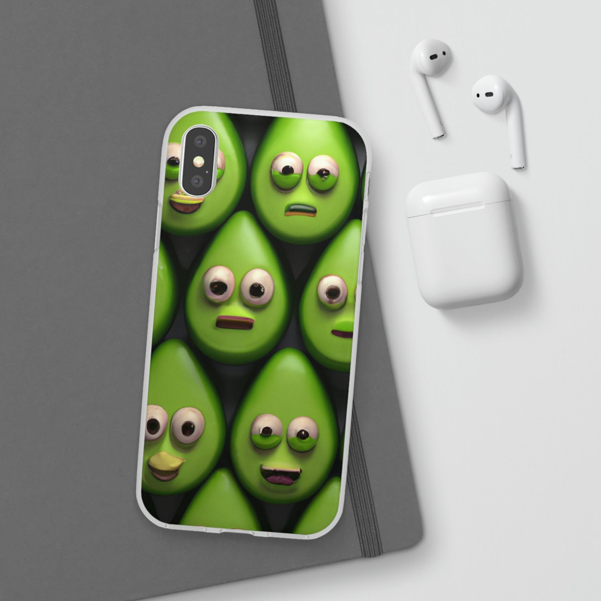 Phone Case-AVOCADO PARTY | Flex-PhoneCaseBoss-Phone-Best-Phone-Cases