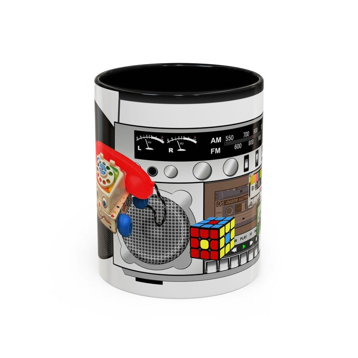 Accent Coffee Mug - 80's-Themed Two-Tone Design : White Ceramic, C-Handle, Lead and BPA-Free-Mug-Printify-80s Theme, Accent Mug, C-Handle, Ceramic Mug, Coffee Mug, Colorful Mug, Contrast Design, Gen X, Gift Idea, Hot Beverage, Kitchen Decor, Lead-Free, Morning Routine, The Whole Nother, TheWholeNother, TheWholeNother.com, Two-Tone Mug | 11oz,Black,,7783501103197-Accent-Coffee-Mug-80s-Themed-Two-Tone-Design-White-Ceramic-C-Handle-Lead-and-BPA-Free-Mug-80s-Theme-Accent-Mug-C-Handle-Ceramic-Mug-Coffee-Mug-Colo