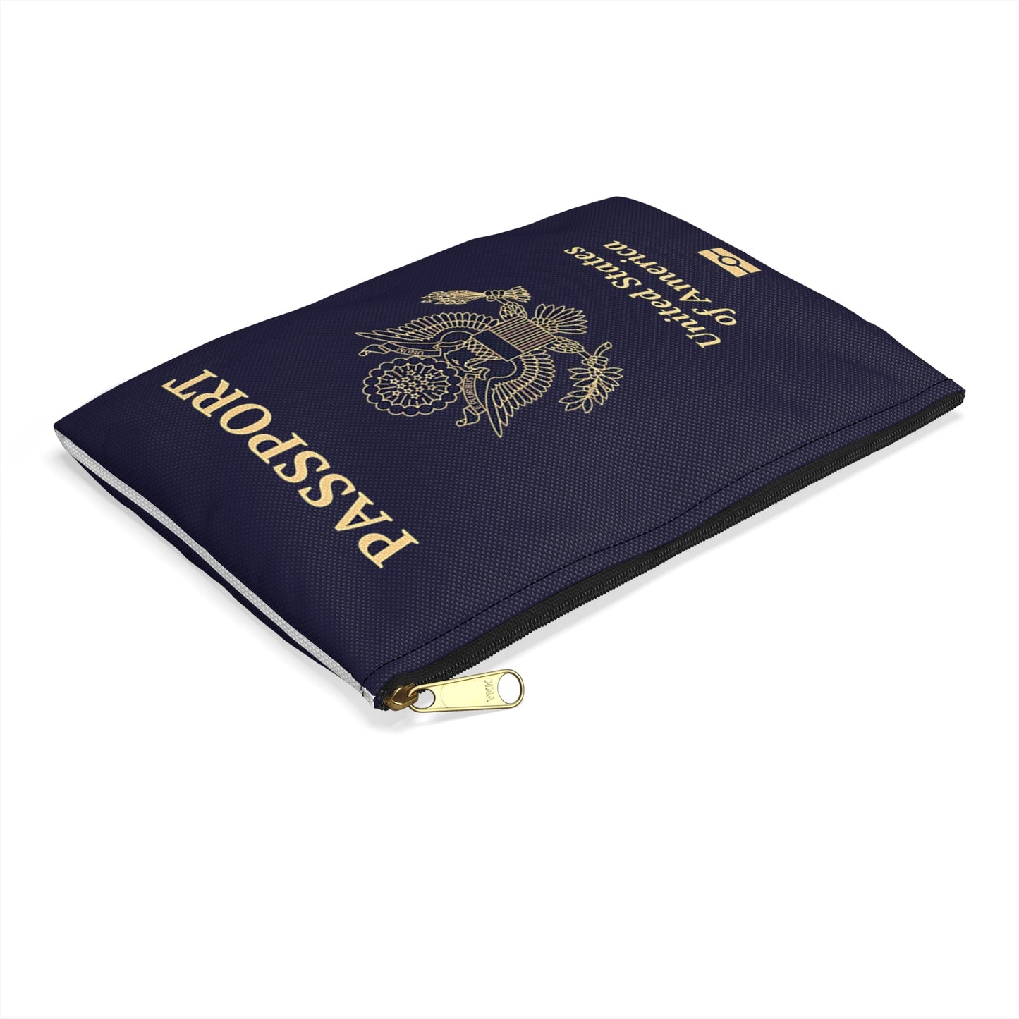 Accessory Pouch - U.S. Passport - United States Passport -themed Consmetics Bag / Pencil Case-Bags-Printify-Accessories, Accessory Pouch, All Over Print, AOP, Assembled in the USA, Assembled in USA, bag, bags, Made in the USA, Made in USA, Make-up Case, More, Passport, Pouches, Sublimation, The Whole Nother, Travel, Travel Accessories, Travel Pouch, USA, World | ,,,7568897867869-Accessory-Pouch-U_S_-Passport-United-States-Passport-themed-Consmetics-Bag-Pencil-Case-Bags-Accessories-Accessory-Pouch-All-Over-P