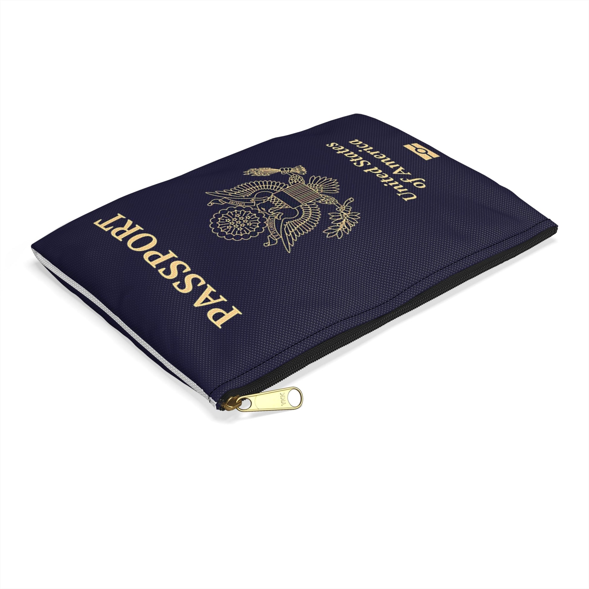 Accessory Pouch - U.S. Passport - United States Passport -themed Consmetics Bag / Pencil Case-Bags-Printify-Accessories, Accessory Pouch, All Over Print, AOP, Assembled in the USA, Assembled in USA, bag, bags, Made in the USA, Made in USA, Make-up Case, More, Passport, Pouches, Sublimation, The Whole Nother, Travel, Travel Accessories, Travel Pouch, USA, World | ,,,7568897867869-Accessory-Pouch-U_S_-Passport-United-States-Passport-themed-Consmetics-Bag-Pencil-Case-Bags-Accessories-Accessory-Pouch-All-Over-P