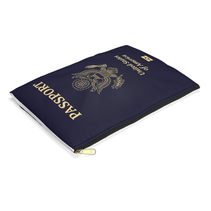 Accessory Pouch - U.S. Passport - United States Passport -themed Consmetics Bag / Pencil Case-Bags-Printify-Accessories, Accessory Pouch, All Over Print, AOP, Assembled in the USA, Assembled in USA, bag, bags, Made in the USA, Made in USA, Make-up Case, More, Passport, Pouches, Sublimation, The Whole Nother, Travel, Travel Accessories, Travel Pouch, USA, World | ,,,7568897867869-Accessory-Pouch-U_S_-Passport-United-States-Passport-themed-Consmetics-Bag-Pencil-Case-Bags-Accessories-Accessory-Pouch-All-Over-P