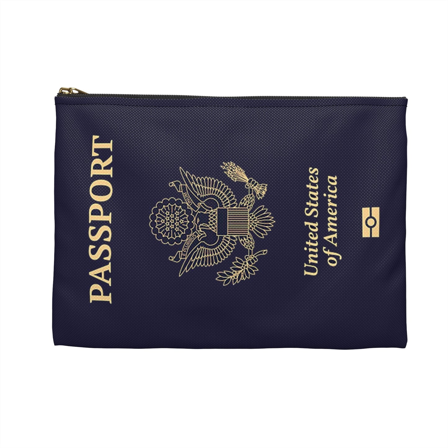 Accessory Pouch - U.S. Passport - United States Passport -themed Consmetics Bag / Pencil Case-Bags-Printify-Accessories, Accessory Pouch, All Over Print, AOP, Assembled in the USA, Assembled in USA, bag, bags, Made in the USA, Made in USA, Make-up Case, More, Passport, Pouches, Sublimation, The Whole Nother, Travel, Travel Accessories, Travel Pouch, USA, World | ,,,7568897867869-Accessory-Pouch-U_S_-Passport-United-States-Passport-themed-Consmetics-Bag-Pencil-Case-Bags-Accessories-Accessory-Pouch-All-Over-P
