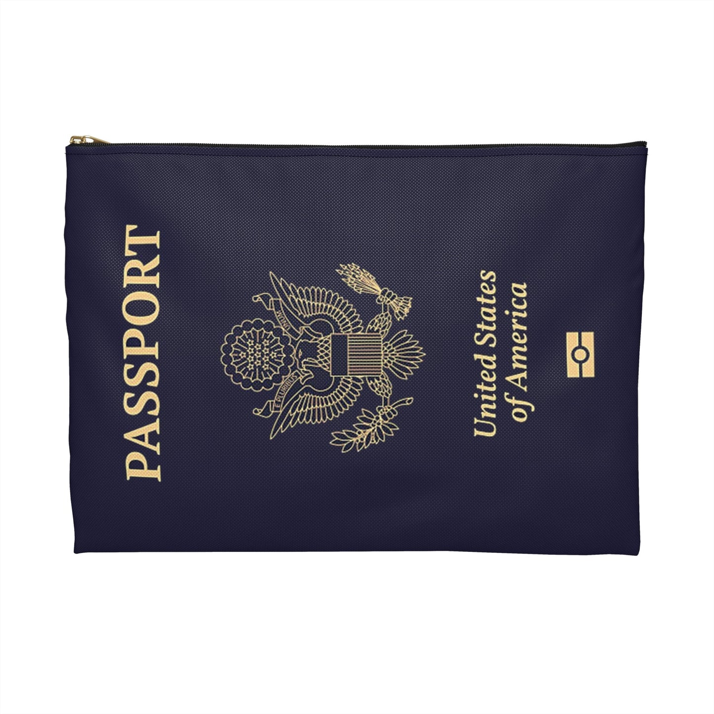 Accessory Pouch - U.S. Passport - United States Passport -themed Consmetics Bag / Pencil Case-Bags-Printify-Accessories, Accessory Pouch, All Over Print, AOP, Assembled in the USA, Assembled in USA, bag, bags, Made in the USA, Made in USA, Make-up Case, More, Passport, Pouches, Sublimation, The Whole Nother, Travel, Travel Accessories, Travel Pouch, USA, World | ,,,7568897867869-Accessory-Pouch-U_S_-Passport-United-States-Passport-themed-Consmetics-Bag-Pencil-Case-Bags-Accessories-Accessory-Pouch-All-Over-P