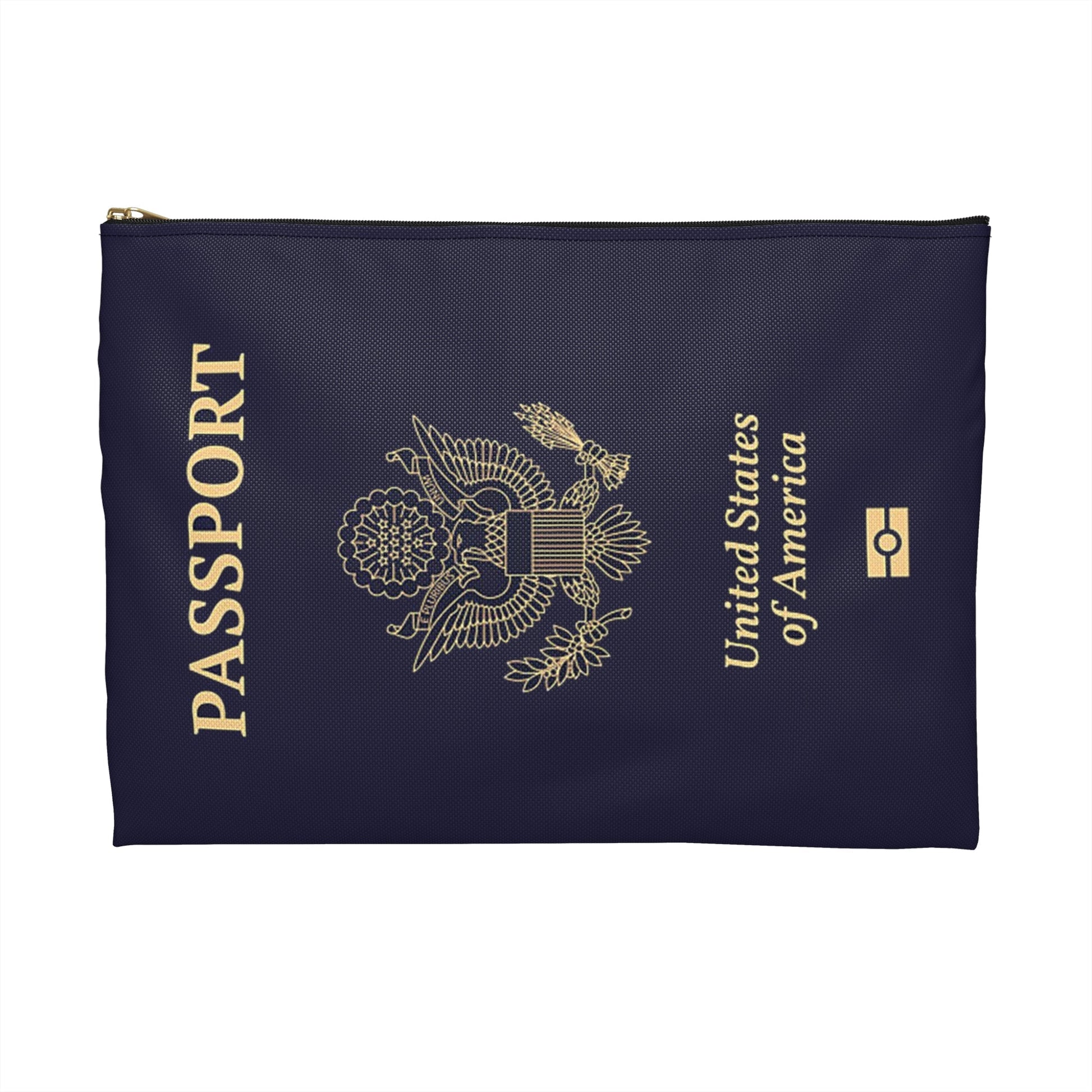 Accessory Pouch - U.S. Passport - United States Passport -themed Consmetics Bag / Pencil Case-Bags-Printify-Accessories, Accessory Pouch, All Over Print, AOP, Assembled in the USA, Assembled in USA, bag, bags, Made in the USA, Made in USA, Make-up Case, More, Passport, Pouches, Sublimation, The Whole Nother, Travel, Travel Accessories, Travel Pouch, USA, World | ,,,7568897867869-Accessory-Pouch-U_S_-Passport-United-States-Passport-themed-Consmetics-Bag-Pencil-Case-Bags-Accessories-Accessory-Pouch-All-Over-P