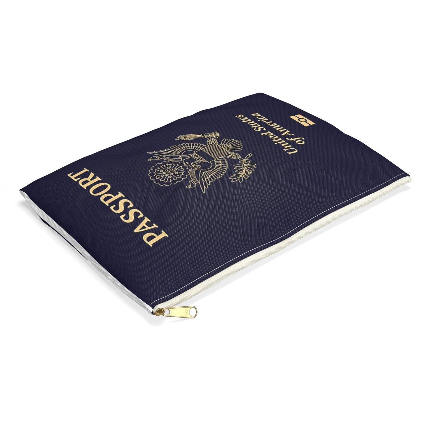 Accessory Pouch - U.S. Passport - United States Passport -themed Consmetics Bag / Pencil Case-Bags-Printify-Accessories, Accessory Pouch, All Over Print, AOP, Assembled in the USA, Assembled in USA, bag, bags, Made in the USA, Made in USA, Make-up Case, More, Passport, Pouches, Sublimation, The Whole Nother, Travel, Travel Accessories, Travel Pouch, USA, World | ,,,7568897867869-Accessory-Pouch-U_S_-Passport-United-States-Passport-themed-Consmetics-Bag-Pencil-Case-Bags-Accessories-Accessory-Pouch-All-Over-P
