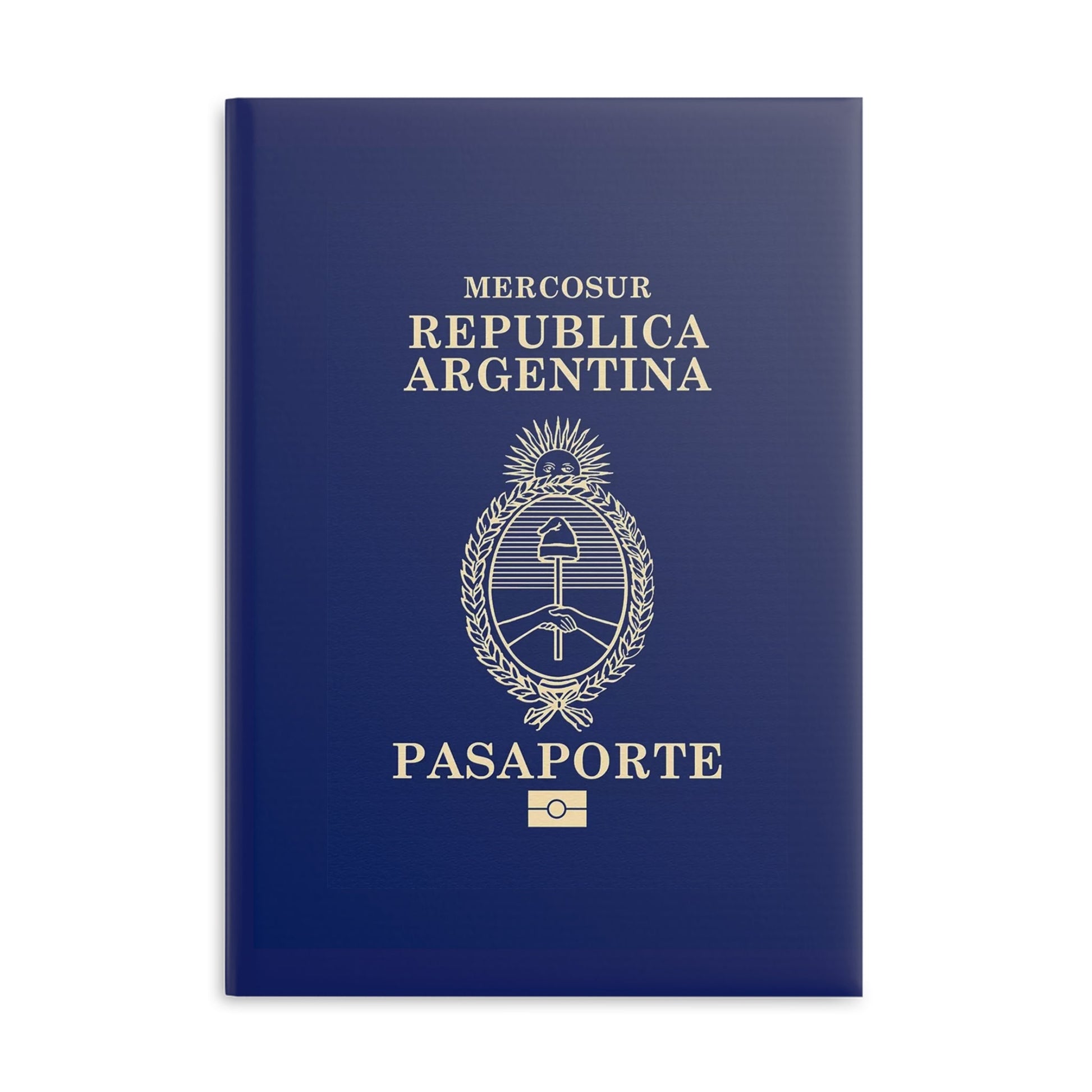 Argentina Passport Hardcover Notebook with Puffy Covers-Paper products-Printify-Glossy, Hardcover, Home & Living, Journals, Journals & Notebooks, More, Notebooks, Paper, Spiral, The Whole Nother | A4,Blank,Matte,7219343392861-Argentina-Passport-Hardcover-Notebook-with-Puffy-Covers-Paper-products-Glossy-Hardcover-Home-Living-Journals-Journals-Notebooks-More-Notebooks-Paper-Spiral-The-Whole-Nother-A4-Blank-M, PhoneCaseBoss | Image-position:5-SKU:[sku}, Barcode: