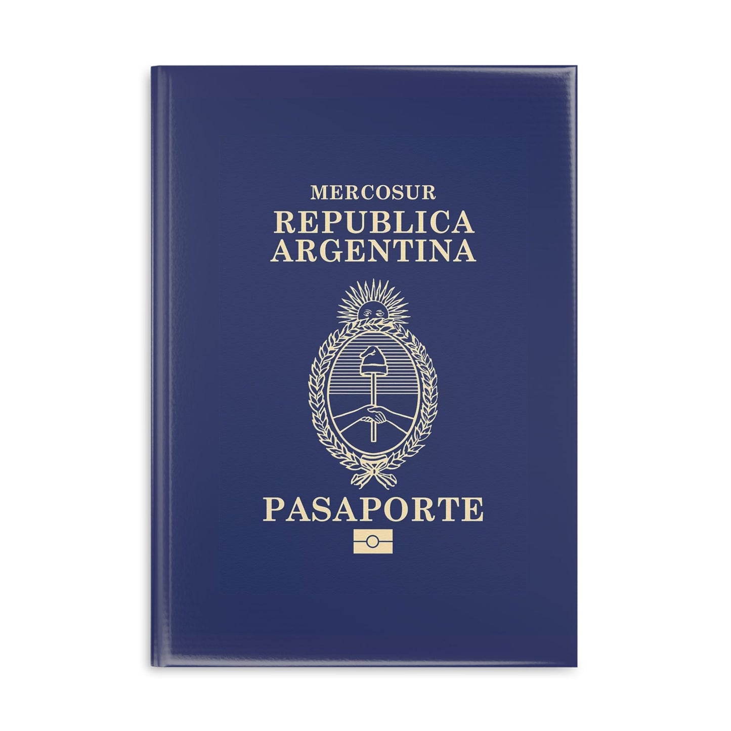 Argentina Passport Hardcover Notebook with Puffy Covers-Paper products-Printify-Glossy, Hardcover, Home & Living, Journals, Journals & Notebooks, More, Notebooks, Paper, Spiral, The Whole Nother | A4,Ruled line,Glossy,7219343392861-Argentina-Passport-Hardcover-Notebook-with-Puffy-Covers-Paper-products-Glossy-Hardcover-Home-Living-Journals-Journals-Notebooks-More-Notebooks-Paper-Spiral-The-Whole-Nother-A4-Ruled-l, PhoneCaseBoss | Image-position:4-SKU:[sku}, Barcode: