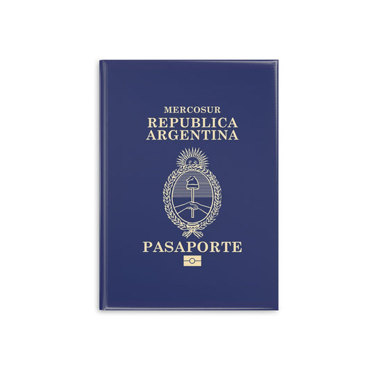 Argentina Passport Hardcover Notebook with Puffy Covers-Paper products-Printify-Glossy, Hardcover, Home & Living, Journals, Journals & Notebooks, More, Notebooks, Paper, Spiral, The Whole Nother | A5,Blank,Glossy,7219343392861-Argentina-Passport-Hardcover-Notebook-with-Puffy-Covers-Paper-products-Glossy-Hardcover-Home-Living-Journals-Journals-Notebooks-More-Notebooks-Paper-Spiral-The-Whole-Nother-A5-Blank-G, PhoneCaseBoss | Image-position:1-SKU:[sku}, Barcode: