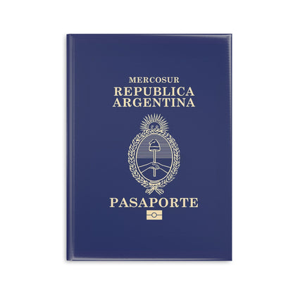 Argentina Passport Hardcover Notebook with Puffy Covers-Paper products-Printify-Glossy, Hardcover, Home & Living, Journals, Journals & Notebooks, More, Notebooks, Paper, Spiral, The Whole Nother | B5,Blank,Glossy,7219343392861-Argentina-Passport-Hardcover-Notebook-with-Puffy-Covers-Paper-products-Glossy-Hardcover-Home-Living-Journals-Journals-Notebooks-More-Notebooks-Paper-Spiral-The-Whole-Nother-B5-Blank-G, PhoneCaseBoss | Image-position:8-SKU:[sku}, Barcode: