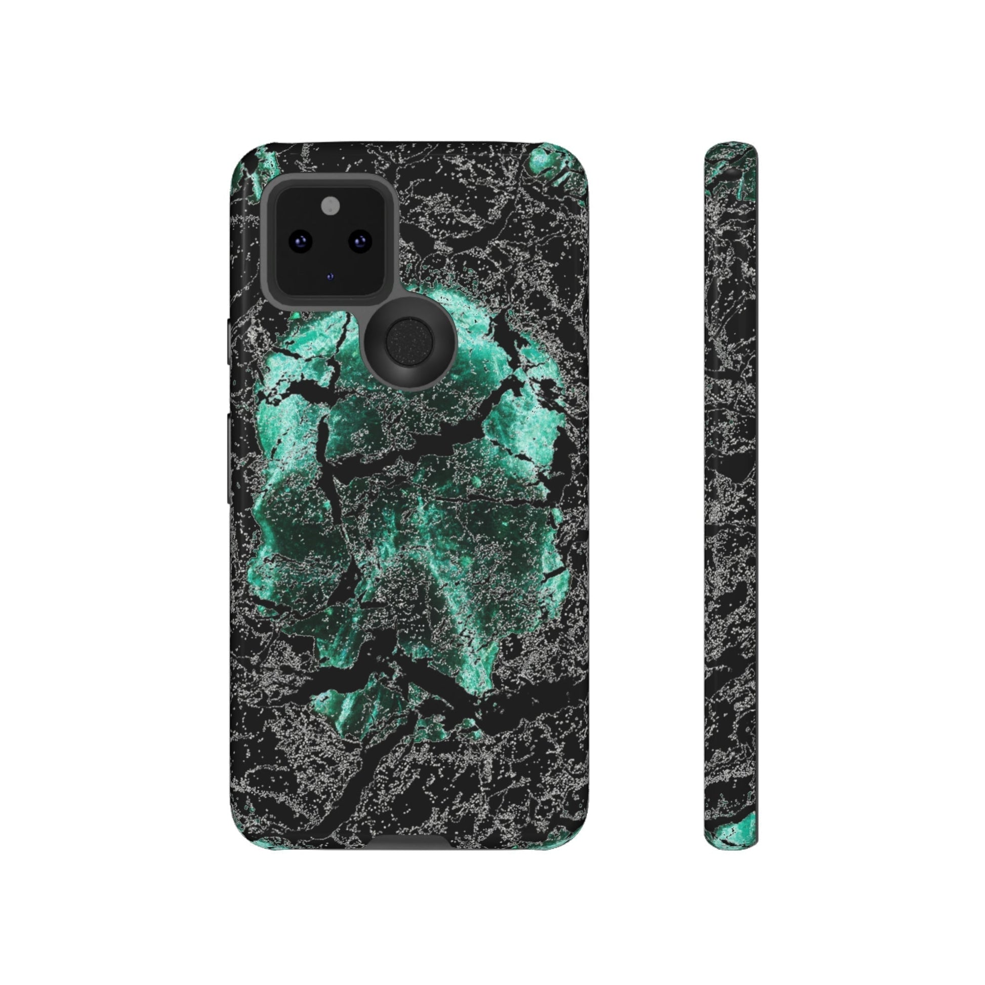 Phone Case-BADLANDS SKULL | Tough-Google Pixel 5 5G-Glossy-PhoneCaseBoss-Phone-Best-Phone-Cases