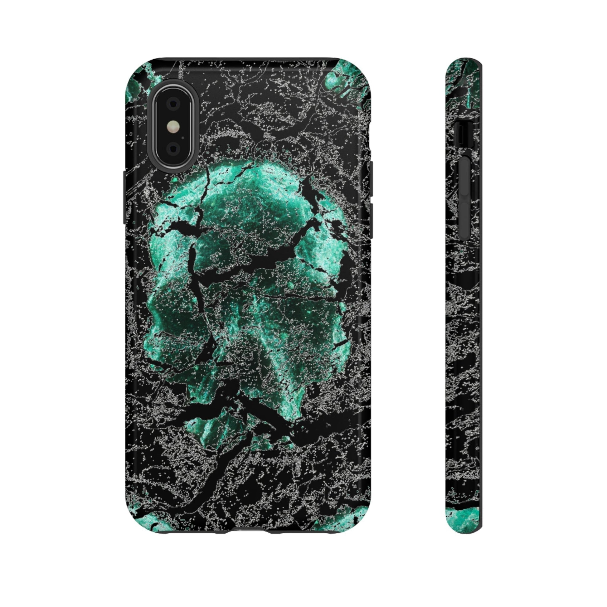 Phone Case-BADLANDS SKULL | Tough-iPhone XS-Glossy-PhoneCaseBoss-Phone-Best-Phone-Cases