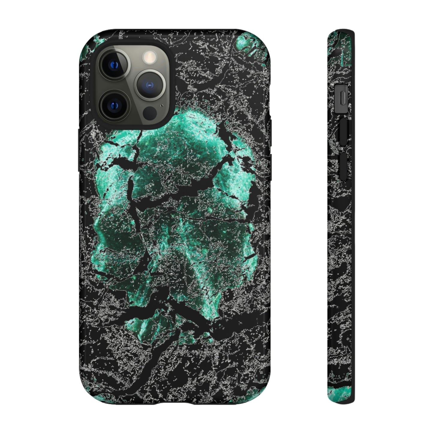 Phone Case-BADLANDS SKULL | Tough-iPhone 12 Pro-Glossy-PhoneCaseBoss-Phone-Best-Phone-Cases