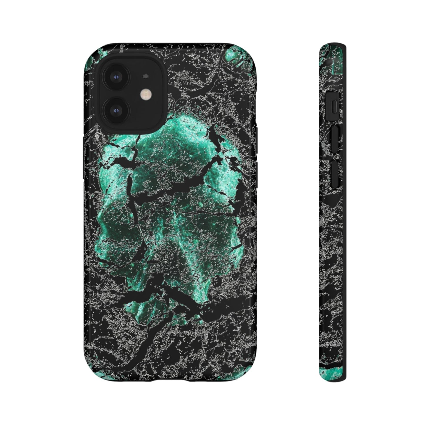 Phone Case-BADLANDS SKULL | Tough-iPhone 12 Mini-Glossy-PhoneCaseBoss-Phone-Best-Phone-Cases