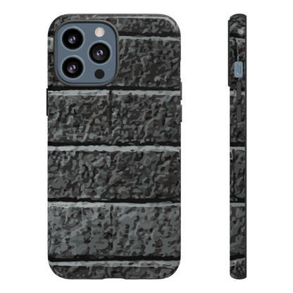 Phone Case-BLACK BRICK | Tough-iPhone 13 Pro Max-Glossy-PhoneCaseBoss-Phone-Best-Phone-Cases