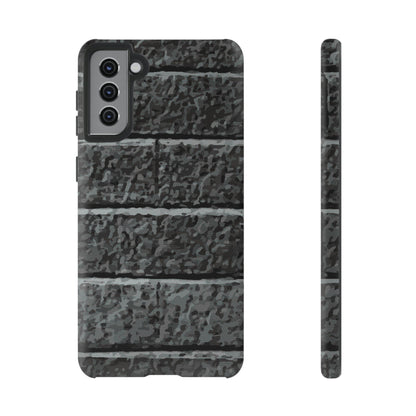 Phone Case-BLACK BRICK | Tough-Samsung Galaxy S21 Plus-Matte-PhoneCaseBoss-Phone-Best-Phone-Cases