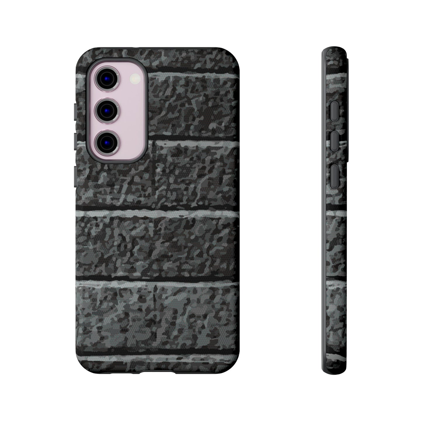 Phone Case-BLACK BRICK | Tough-Samsung Galaxy S23 Plus-Glossy-PhoneCaseBoss-Phone-Best-Phone-Cases