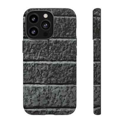 Phone Case-BLACK BRICK | Tough-iPhone 13 Pro-Matte-PhoneCaseBoss-Phone-Best-Phone-Cases