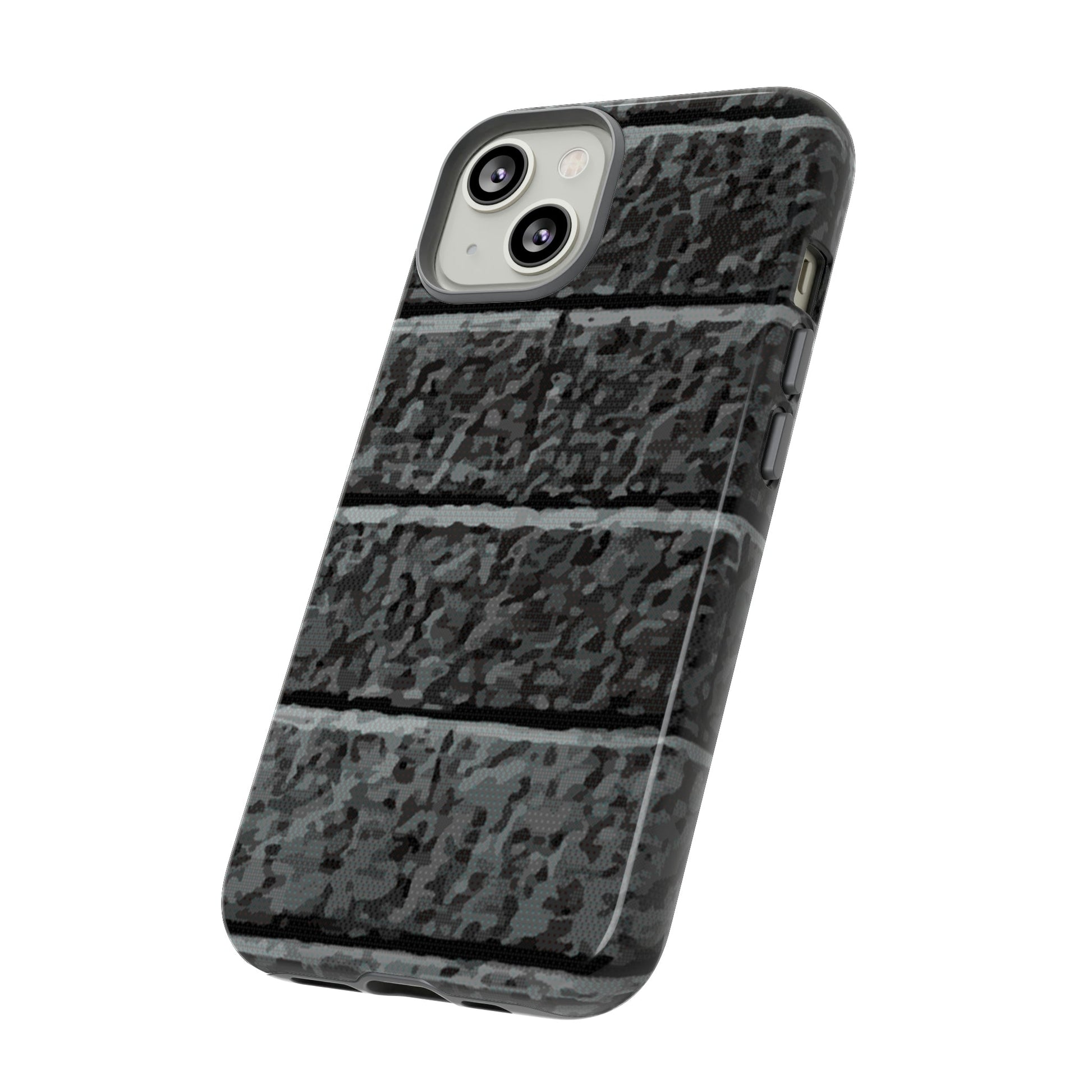 Phone Case-BLACK BRICK | Tough-PhoneCaseBoss-Phone-Best-Phone-Cases