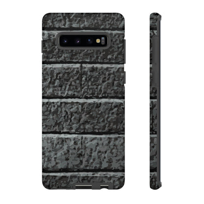 Phone Case-BLACK BRICK | Tough-Samsung Galaxy S10 Plus-Matte-PhoneCaseBoss-Phone-Best-Phone-Cases