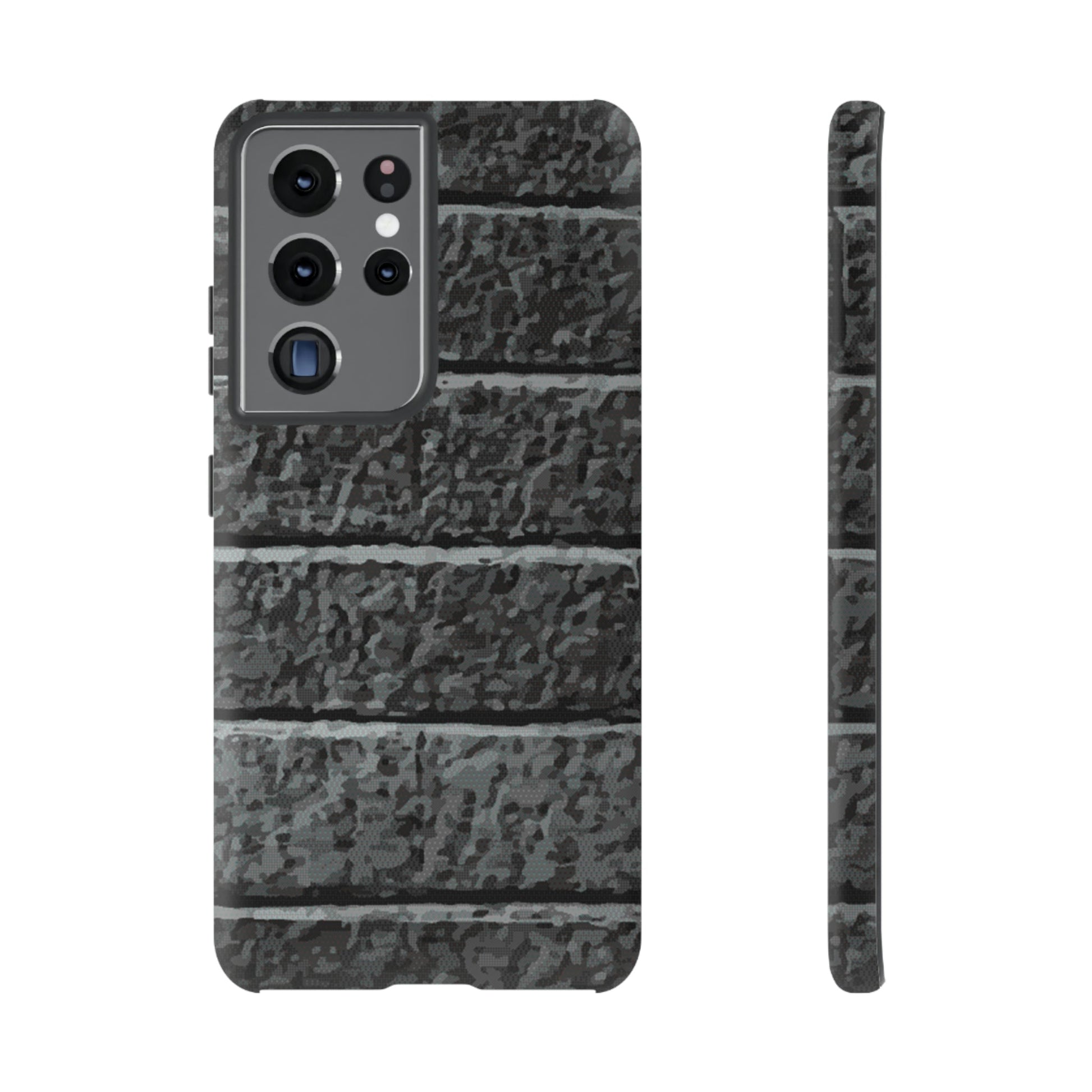 Phone Case-BLACK BRICK | Tough-Samsung Galaxy S21 Ultra-Matte-PhoneCaseBoss-Phone-Best-Phone-Cases