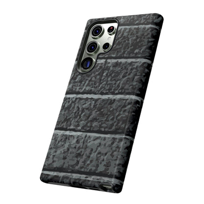 Phone Case-BLACK BRICK | Tough-PhoneCaseBoss-Phone-Best-Phone-Cases