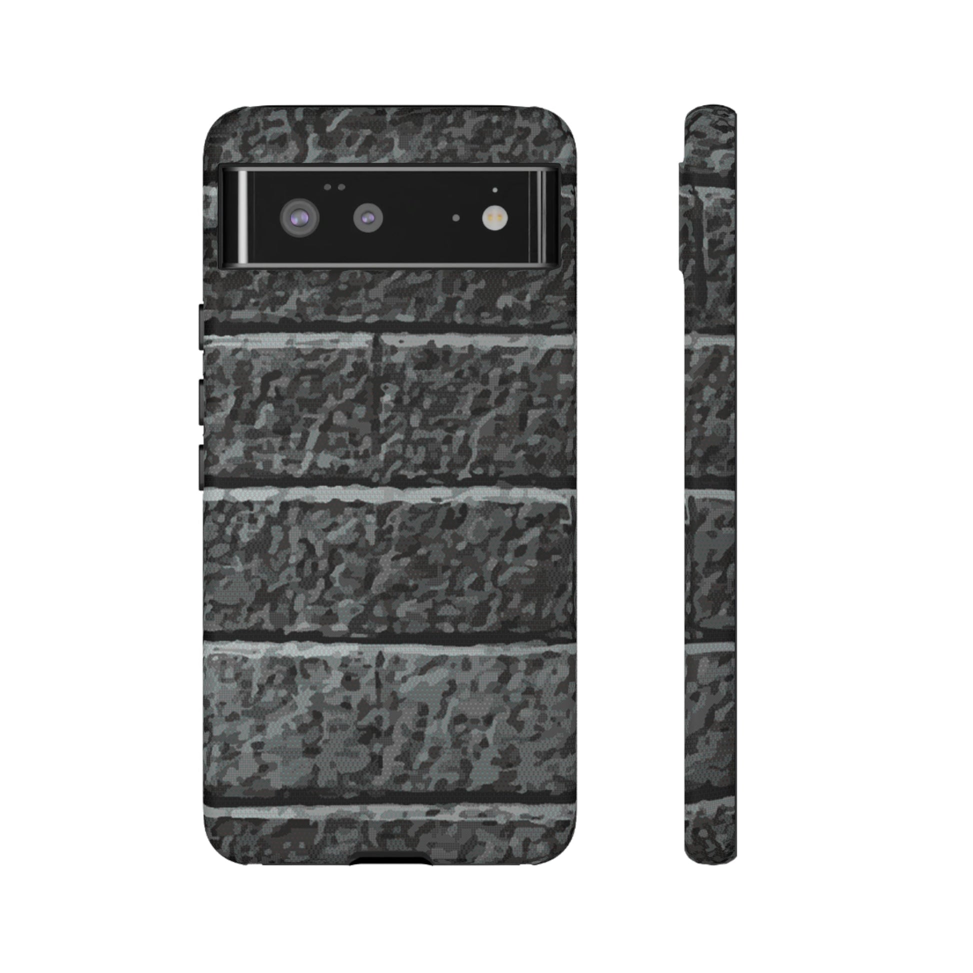 Phone Case-BLACK BRICK | Tough-Google Pixel 6-Matte-PhoneCaseBoss-Phone-Best-Phone-Cases