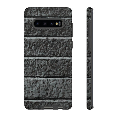 Phone Case-BLACK BRICK | Tough-Samsung Galaxy S10 Plus-Glossy-PhoneCaseBoss-Phone-Best-Phone-Cases