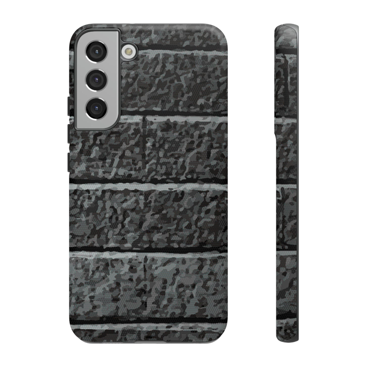 Phone Case-BLACK BRICK | Tough-Samsung Galaxy S22 Plus-Matte-PhoneCaseBoss-Phone-Best-Phone-Cases