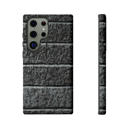 Phone Case-BLACK BRICK | Tough-Samsung Galaxy S23 Ultra-Matte-PhoneCaseBoss-Phone-Best-Phone-Cases