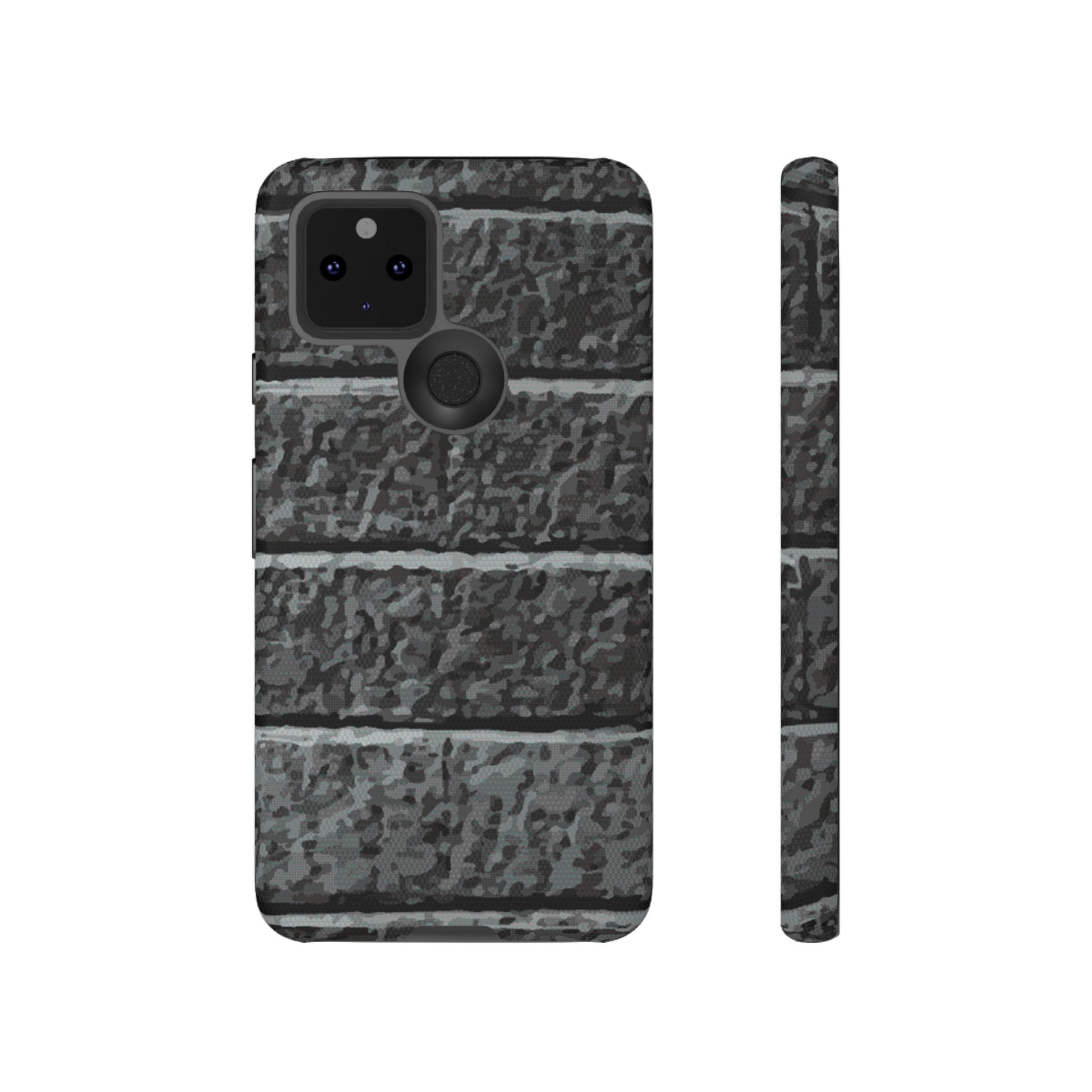 Phone Case-BLACK BRICK | Tough-Google Pixel 5 5G-Matte-PhoneCaseBoss-Phone-Best-Phone-Cases