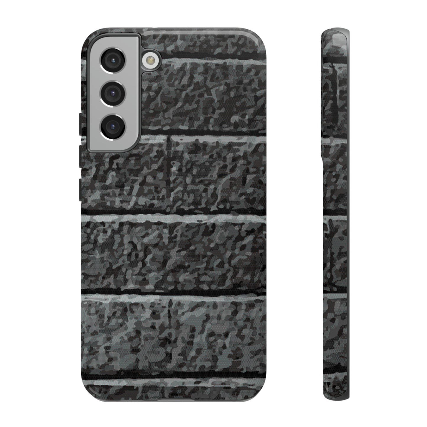 Phone Case-BLACK BRICK | Tough-Samsung Galaxy S22 Plus-Glossy-PhoneCaseBoss-Phone-Best-Phone-Cases