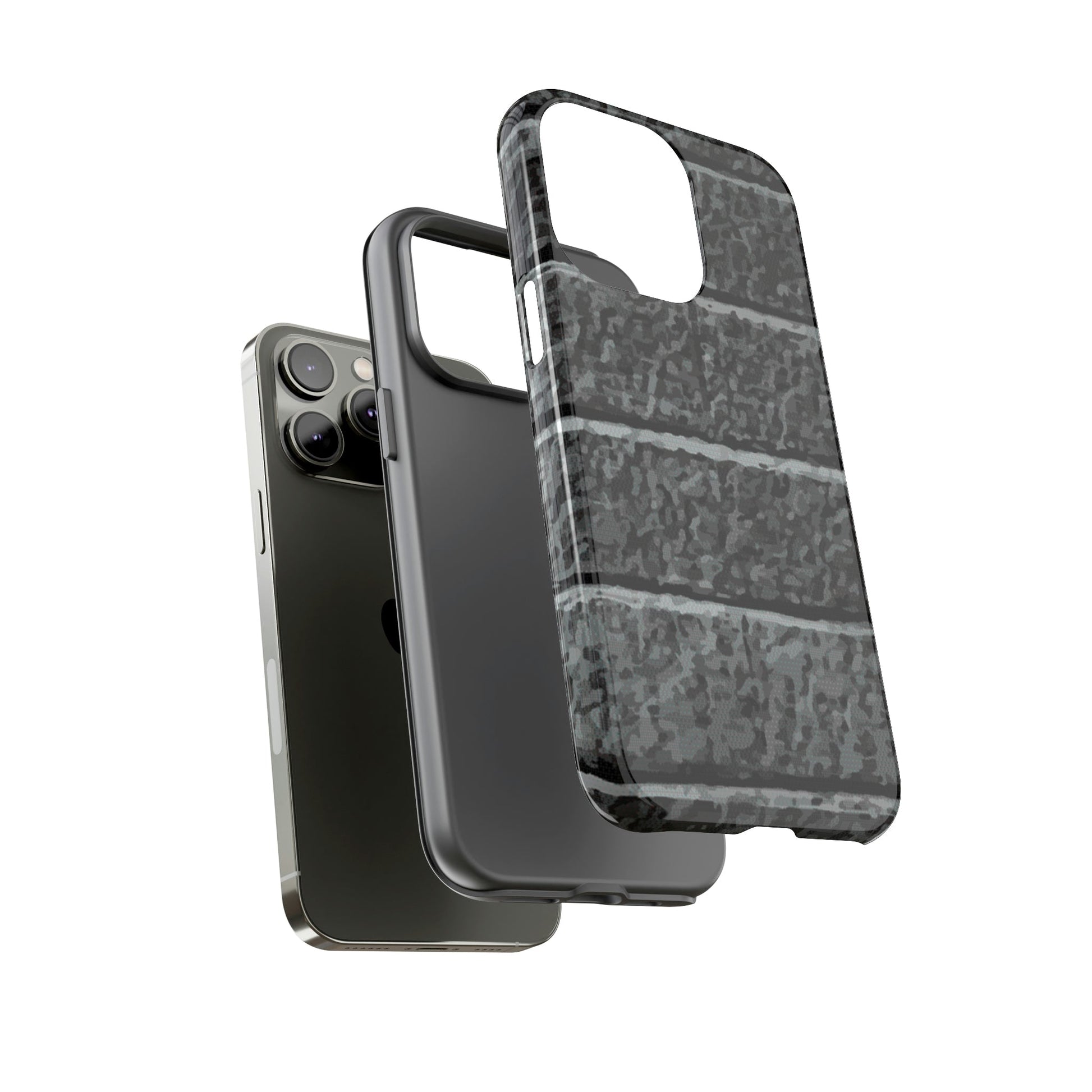 Phone Case-BLACK BRICK | Tough-PhoneCaseBoss-Phone-Best-Phone-Cases