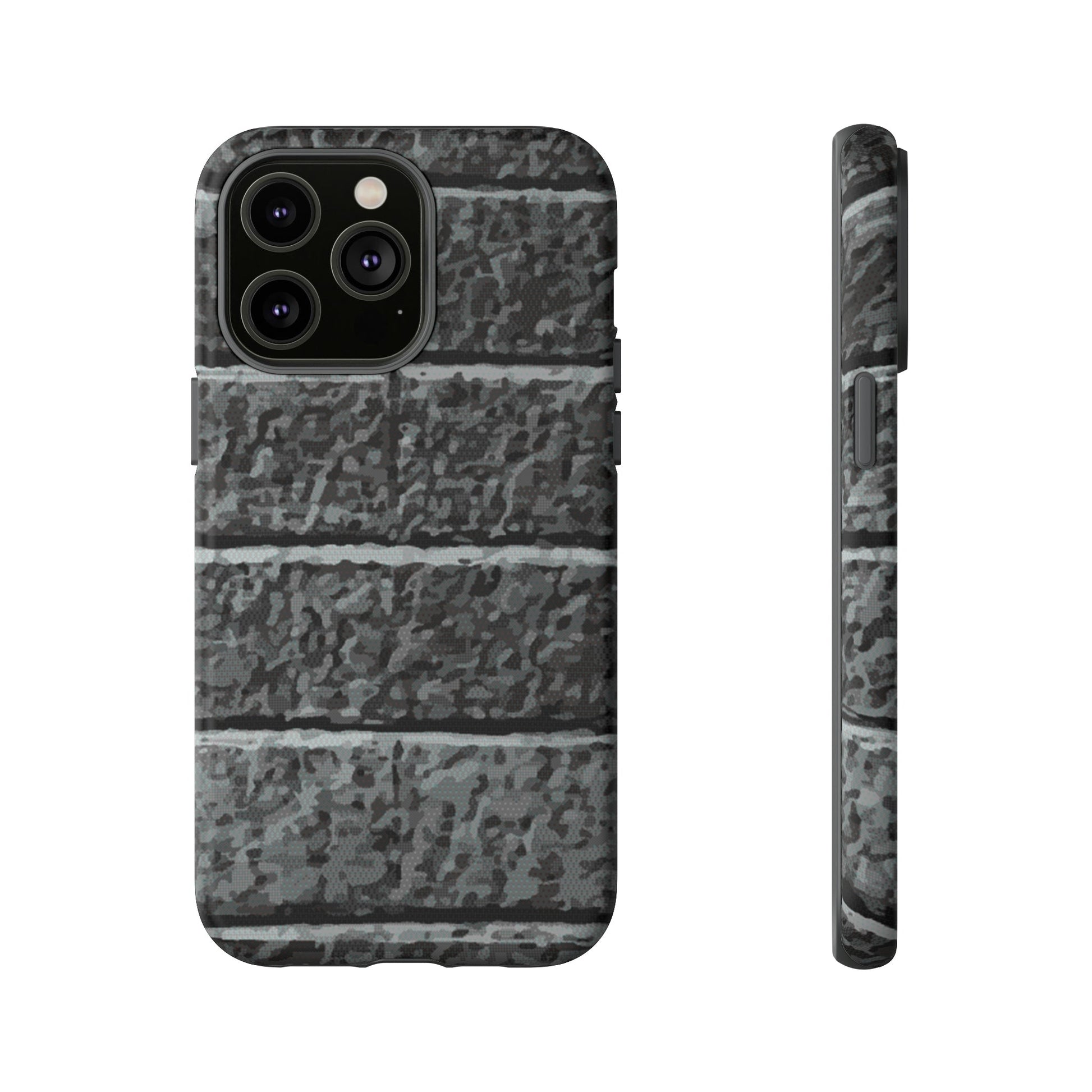 Phone Case-BLACK BRICK | Tough-iPhone 14 Pro Max-Matte-PhoneCaseBoss-Phone-Best-Phone-Cases