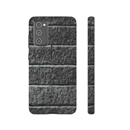 Phone Case-BLACK BRICK | Tough-Samsung Galaxy S20 FE-Matte-PhoneCaseBoss-Phone-Best-Phone-Cases